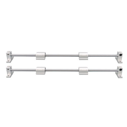 Solid Spare 2pcs 8x400mm Linear Shafts with 4 SCS8UU Bearings & 4 SK8 Supports