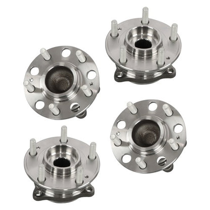 Solid Spare 4pc Front Rear Wheel Bearing & Hub Assembly For Hyundai Sonata Tucson Kia Optima