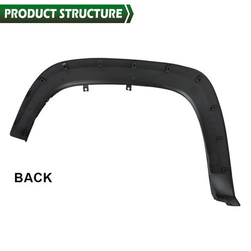 Solid Spare Fit For 16-23 Toyota Tacoma Right Passenger Front Fender Flare Molding Trim