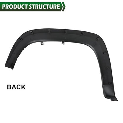 Solid Spare Fit For 16-23 Toyota Tacoma Right Passenger Front Fender Flare Molding Trim