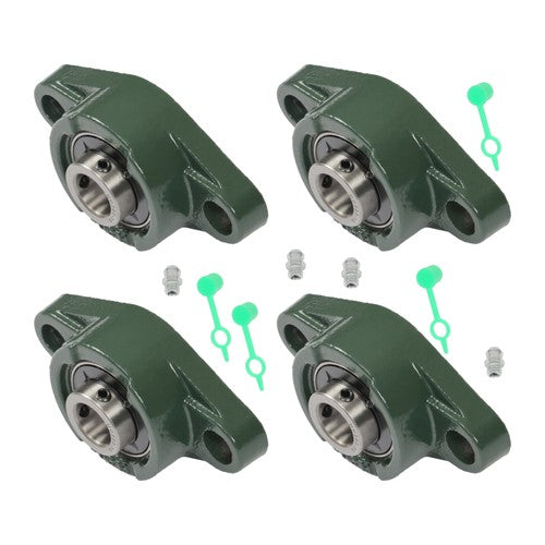 Solid Spare 4Pcs UCFL202-10 Pillow Block Bearing 5/8" Bore Flange Mounted Self Alignment