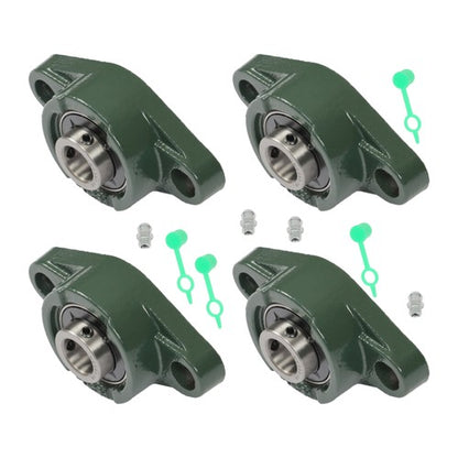 Solid Spare 4Pcs UCFL202-10 Pillow Block Bearing 5/8" Bore Flange Mounted Self Alignment
