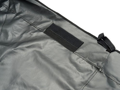 Solid Spare Soft Black Roof For Kawasaki Mule Pro FXT with PVC Upper Doors & Rear Window