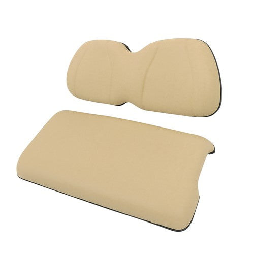 Solid Spare For Club Car Precedent 2004-2011 Beige Front Seat Cushion & Backrest Golf Cart