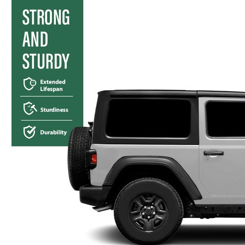 Solid Spare Rear Shock Extender Kit For 2-4" Lift Fit For 2007-2018 Jeep Wrangler JK JKU