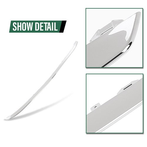 Solid Spare Front Bumper Grille Molding Fit For 2014-2016 Mercedes-Benz E250 E300 E350 E400