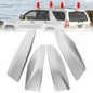Solid Spare 4PCS Silver Roof Rack Rail End Cover Shell Cap For Toyota 4Runner N210 2003-2009
