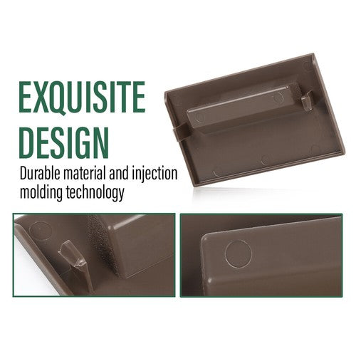 Solid Spare Fit For Chevy GMC Truck 1988-1994 Dashboard Fuse Panel Cover Replacement Brown