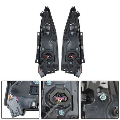 Solid Spare Left+Right Halogen Headlights Projector&Tail Lights For 2013-2018 Cadillac ATS