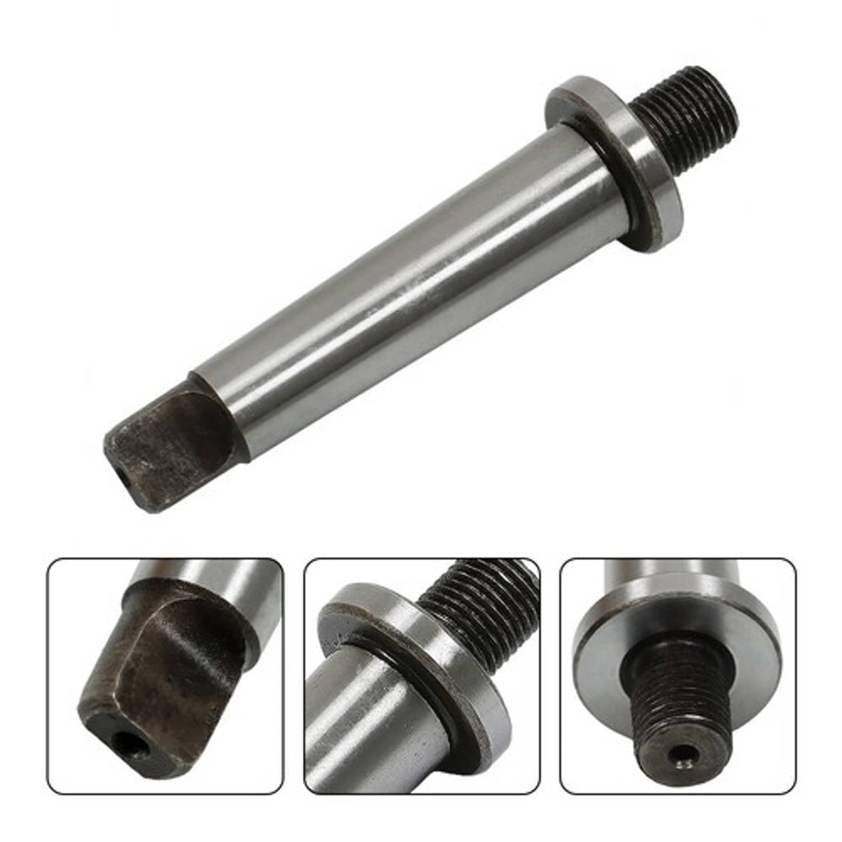 Solid Spare Drill Chuck Arbor Morse Taper MT2 Adapter 2MT Shank To 1/2"-20 Threaded Hardened