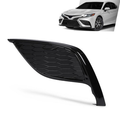 Solid Spare Fit For 21-24 Toyota Camry SE XSE Front Bumper Insert Fog Light Cover Left Side