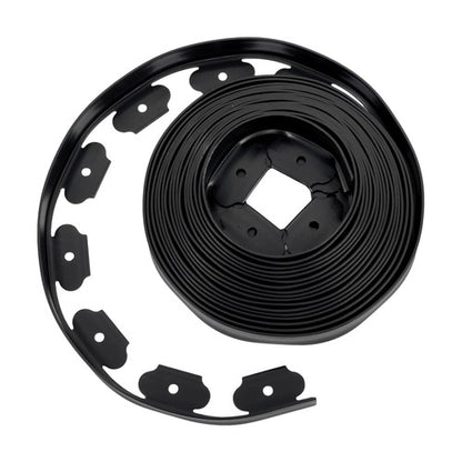 Solid Spare 40FT Garden Edge Lawn Grass Stone Isolation Strip 16pcs Anchoring Spik New