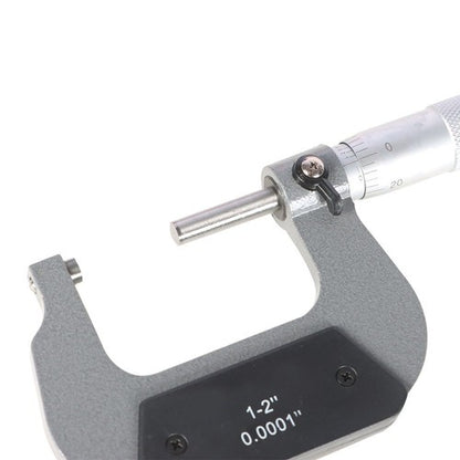 Solid Spare 1-2" Standard Precision Outside Micrometer 0.0001" Carbide Tipped High Quality