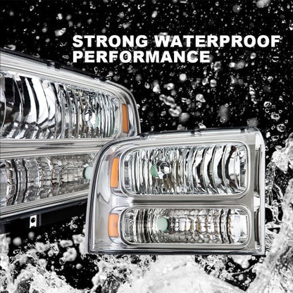 Solid Spare For 2005-2007 Ford F250 F350 F450 F550 Super duty Headlights 05 06 07 Headlamps