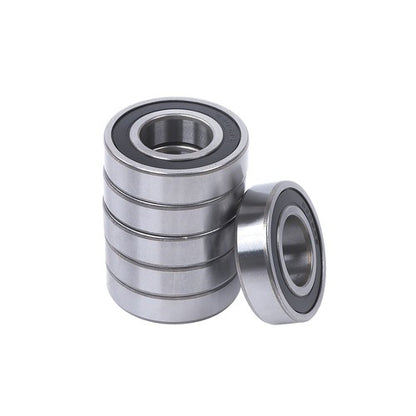 Solid Spare 10Pcs 6206-2RS Bearings 30×62×16mm Double Rubber Seals Deep Groove Ball Bearing