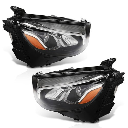 Solid Spare LED Headlight Left & Right w/o AFS Fit For 2016-2019 Mercedes Benz GLC-Class