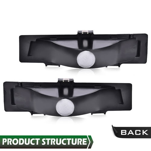 Solid Spare Front Park Turn Signal Lights Clear Fit For 1981-1988 Chevy Monte Carlo SS