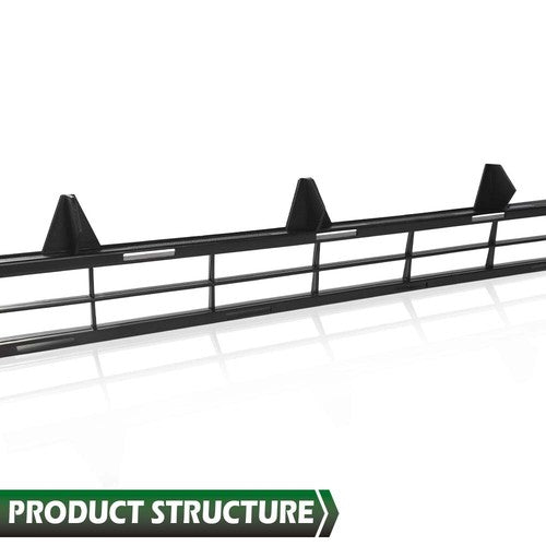 Solid Spare Front Bumper Lower Grill Grille Black Fit For 2014-2021 Toyota Tundra Pickup