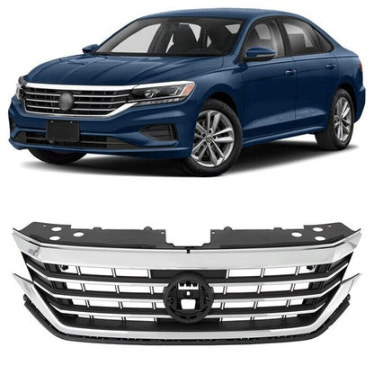 For 2020 2021 2022 Volkswagen VW Passat Front Chrome Grille Grill Assembly