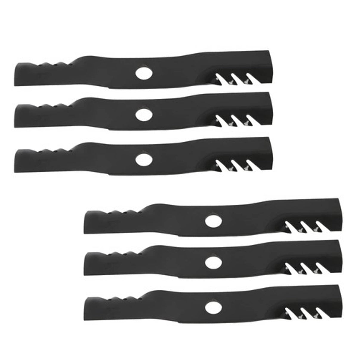 Solid Spare Fit For Kubota 60" K5955-34360 K5955-97530 396-816 6 Pcs Gator Lawn Mower Blades