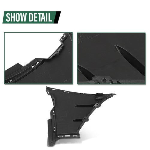 Solid Spare Fit For 2019-2022 Mercedes-Benz A220/A35 AMG Front Left Side Bumper Air Shield