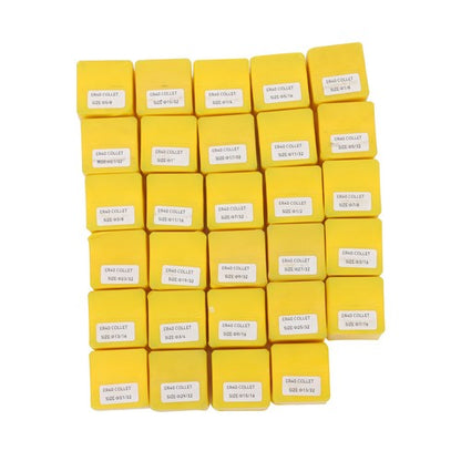 Solid Spare 29 Pcs ER40 Precision Spring Collet Set Milling Lathe CNC Chuck Bit Holder Tool