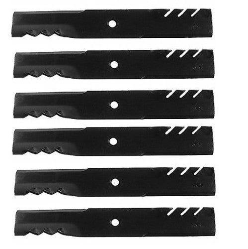 Solid Spare (6) Gator Mulching Mower Blades for Great Dane 61" Mower D18036