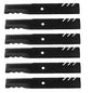 Solid Spare (6) Gator Mulching Mower Blades for Great Dane 61" Mower D18036