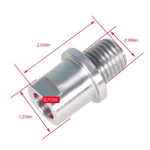 Solid Spare Woodworking Lathe Headstock Spindle Adapter 3/4" x 10tpi to 1" x 8tpi Steel