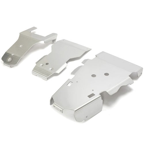 Solid Spare 3pc Skid Plate Aluminum Fit for Honda Rubicon IRS 500 2015-2019 & 520 2021