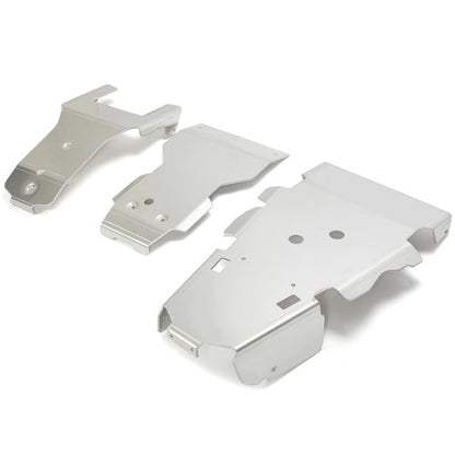 Solid Spare 3pc Skid Plate Aluminum Fit for Honda Rubicon IRS 500 2015-2019 & 520 2021