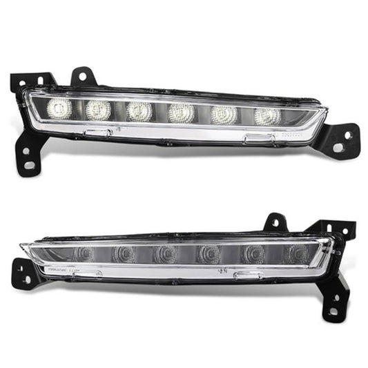 Solid Spare Front Bumper LED Fog Light Driving Lamp Fit For 2017-2020 Lincoln MKZ Left+Right