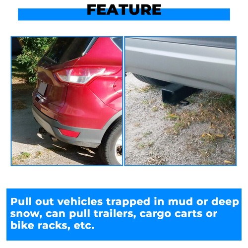 Solid Spare For Ford Escape 2013-2019 Class 3 Trailer Hitch Receiver Rear Bumper Towing 2"