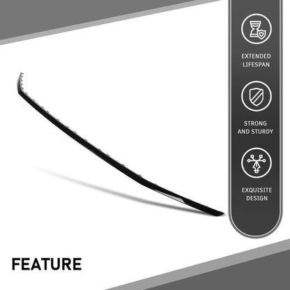 Solid Spare Fit For 2018-2020 Audi SQ5 Q5 Front Bumper Cover Molding Trim Impact Strip Black