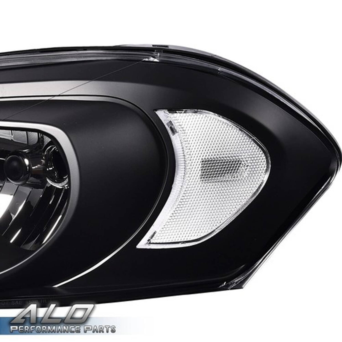 Solid Spare Clear Corner Black Headlights Fit For 06-13 Chevy Impala/06-07 Monte Carlo