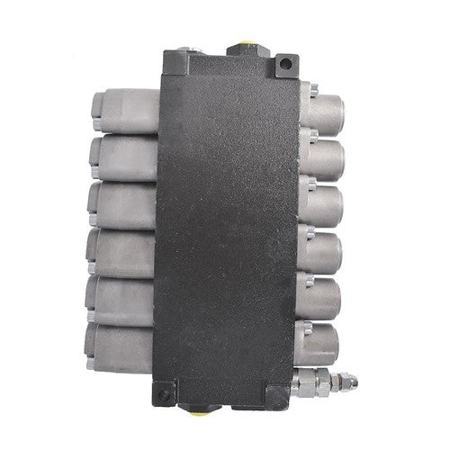 Solid Spare Hydraulic Control Valve Double Acting 13 GPM 3600 PSI SAE Ports 6 Spool