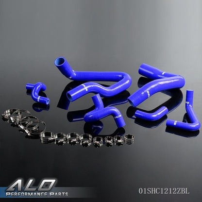 Solid Spare Silicone Radiator Hose Clamps Kit Blue Fit For 1986-1993 Mustang GT LX 5.0L