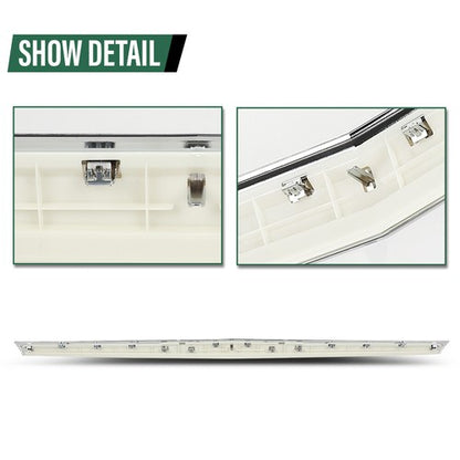 Solid Spare Silver Hood Molding Trim For 2015-2020 Cadillac Escalade ESV GM1235129 22956470