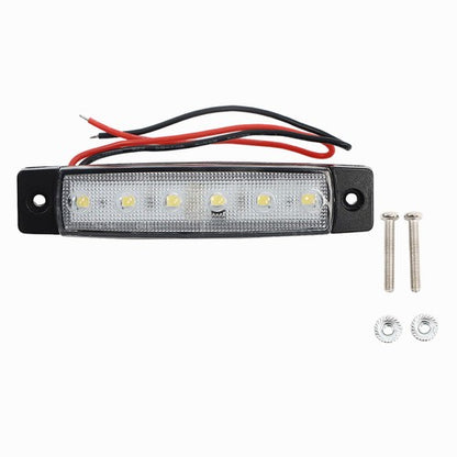 Solid Spare 10× 12V-24V 6 LED Lamp White Waterproof Stern Crossbeam Llights For Marine Use