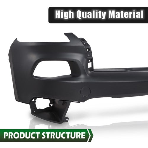 Solid Spare Fit For 2014-2018 Jeep Cherokee Front Upper Bumper Cover Replacement NEW