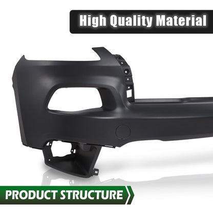 Solid Spare Fit For 2014-2018 Jeep Cherokee Front Upper Bumper Cover Replacement NEW