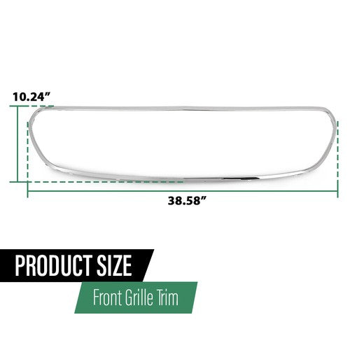 Solid Spare Front Grille Center Molding Trim Fit For 2017-2020 Mercedes Benz E350 MB1202106