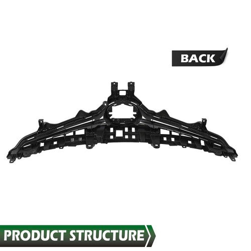Solid Spare Fit For 2018 2019 2020 Toyota Camry SE XSE Front Bumper Upper Grille Grill Black