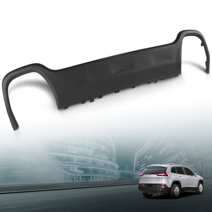 Solid Spare For 2015-18 Jeep Cherokee Air Dam Deflector Lower Valance Apron Rear 68236953AA