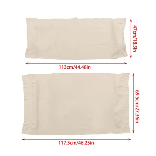 Solid Spare Front Seat Covers Protector Cushion White Fits For Club Car Precedent Golf Cart