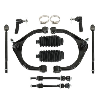 Solid Spare For Ram 1500 11-12 4.7L/5.7L V8 Upper Control Arms Inner Outer Tierods 10PC 4x4