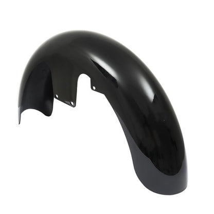 Solid Spare For Touring Electra Glide Street Glide 19" Wheel Wrap Front Fender bright black