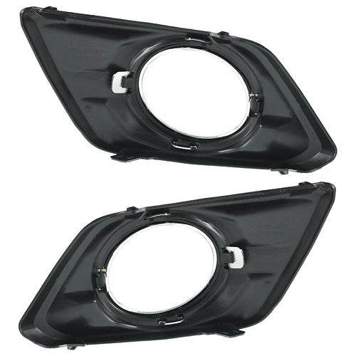 Pair For 2014 2015 2016 Nissan Rogue Clear Fog Lights Lamp w/Bulb +Switch +Bezel