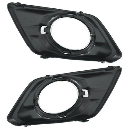 Pair For 2014 2015 2016 Nissan Rogue Clear Fog Lights Lamp w/Bulb +Switch +Bezel