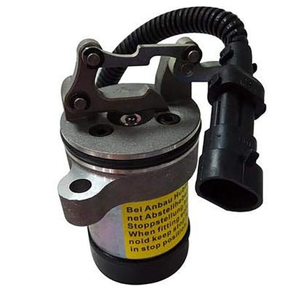 Solid Spare Fuel Shut Off Solenoid 6686715 for Bobcat A220 A300 S250 T200 Deutz Skid Steer